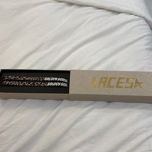 Leopard print Golden Goose laces